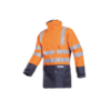 Hi-vis rain jacket 3073 Winseler flame retardant anti-static  orange/navy size S
